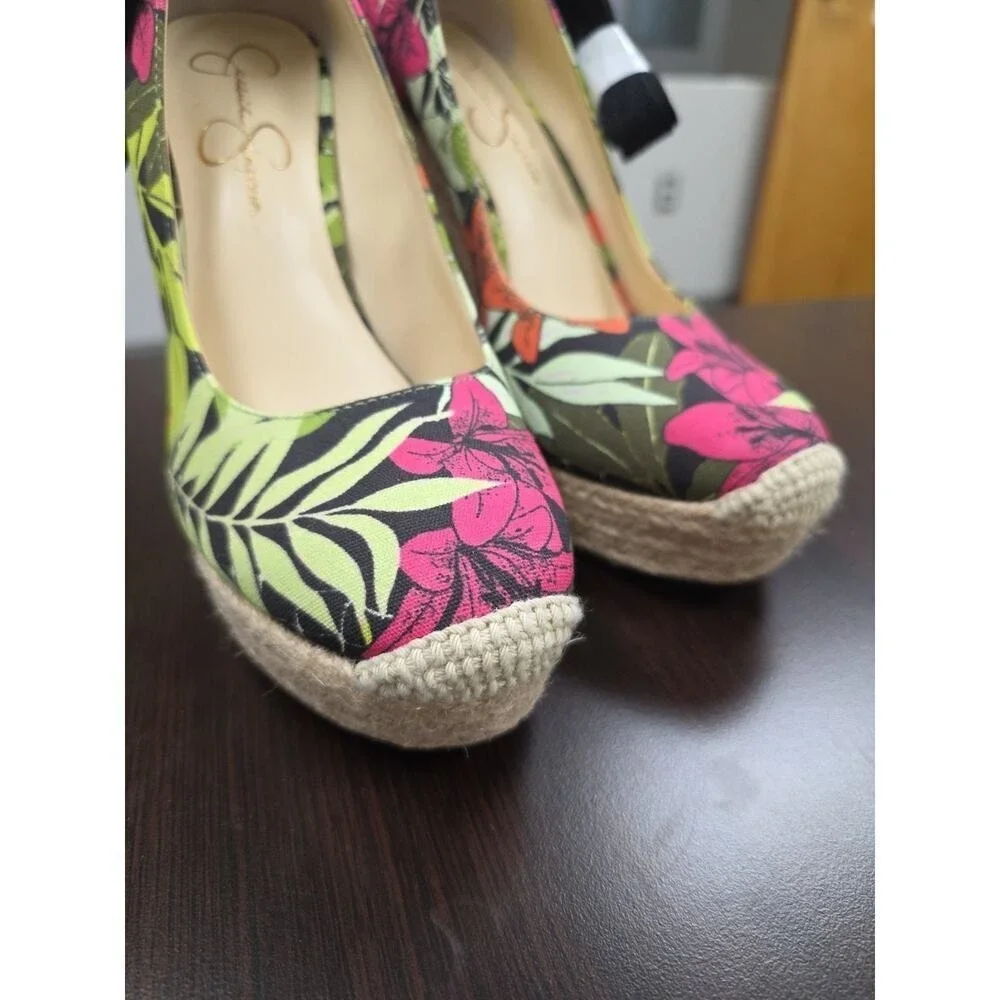 Jessica‎ Simpson Zexie wedge espadrille for women size 8.5 M